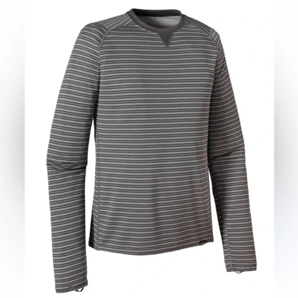 Patagonia Men’s Capilene 3 Midweight Striped Long‎ Sleeve Polartec Crew Size XS